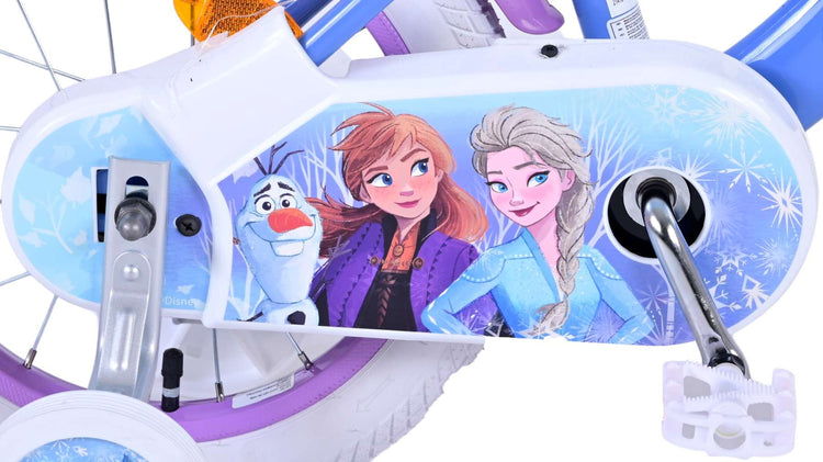 Disney Frozen 2 Kinderbike - Mädchen - 14 Zoll - blaues Lila