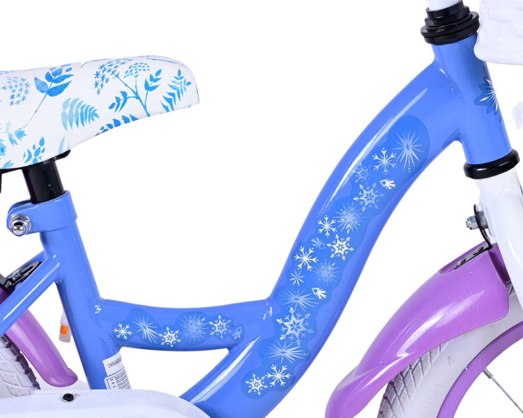 Disney Frozen 2 Kinderbike - Mädchen - 14 Zoll - blaues Lila