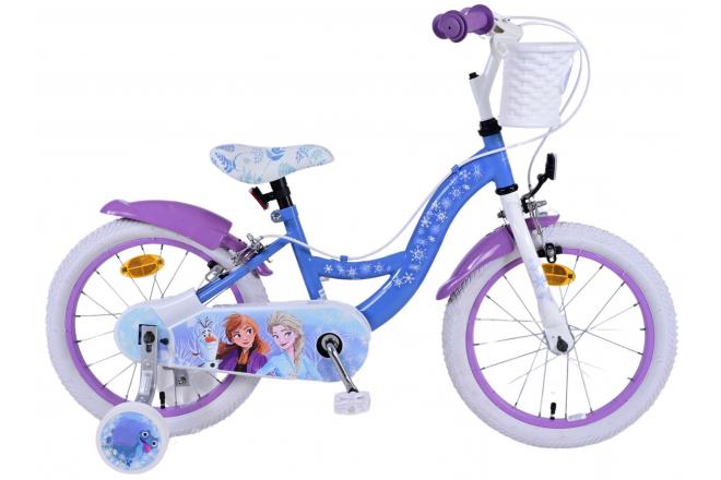 Disney Frozen 2 Kinderbike Girls 16 Zoll blau lila zwei Handbremsen