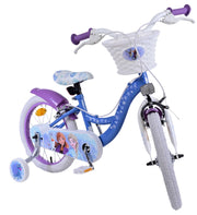 Disney Frozen 2 Kinderbike Girls 16 Zoll blau lila zwei Handbremsen - afbeelding 6