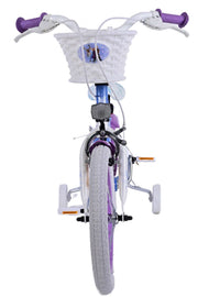 Disney Frozen 2 Kinderbike Girls 16 Zoll blau lila zwei Handbremsen - afbeelding 7