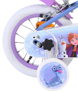 Disney Die Eiskönigin Disney Frozen 2 Kinderfahrrad – Mädchen – 12 Zoll – Blau Lila – Zwei Handbremsen - afbeelding 2