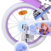 Volare Disney Frozen 2 Kinderfahrrad – Mädchen – 16 Zoll – Blau Lila – Zwei Handbremsen