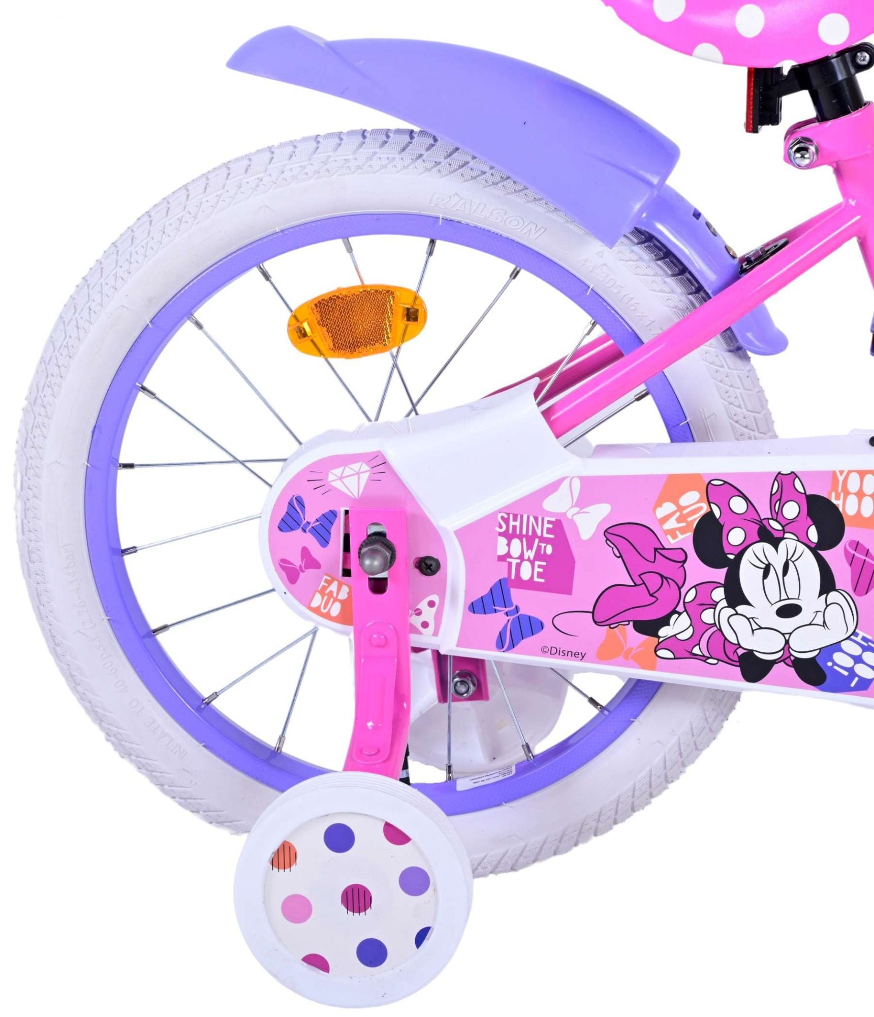 Minnie süßest aller Zeiten! 16 Zoll 29 cm Girls Coode Bremsrosa