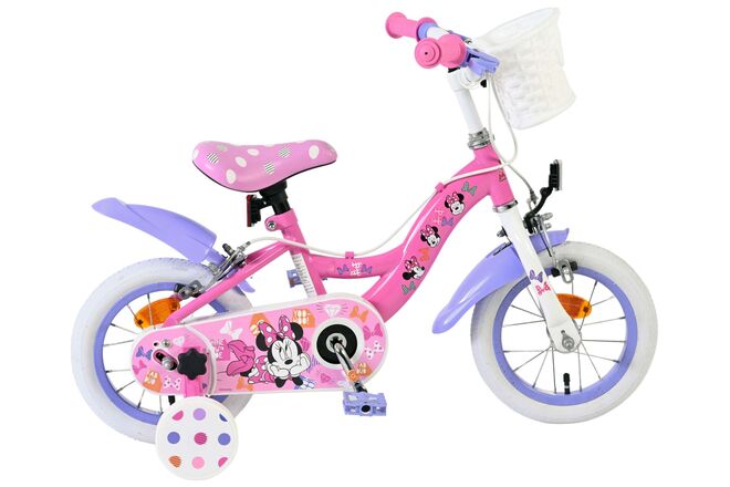 Disney Minnie ist die süßeste aller Zeiten! Kinderfahrrad - Mädchen - 12 Zoll - Pink - zwei Handbremsen