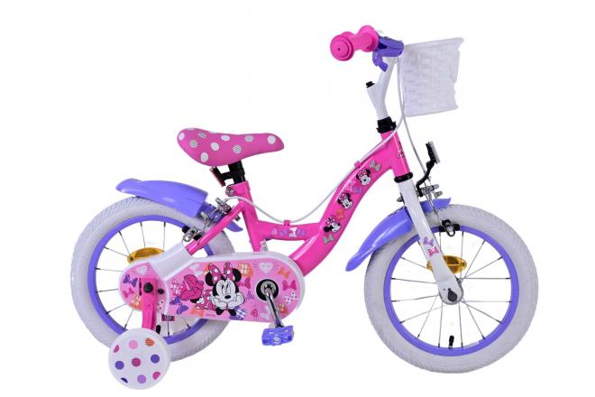 Disney Minnie Children's Bike Girls 14 Zoll rosa zwei Handbremsen