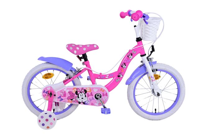 Disney Minnie Children's Bike Girls 16 Zoll rosa zwei Handbremsen