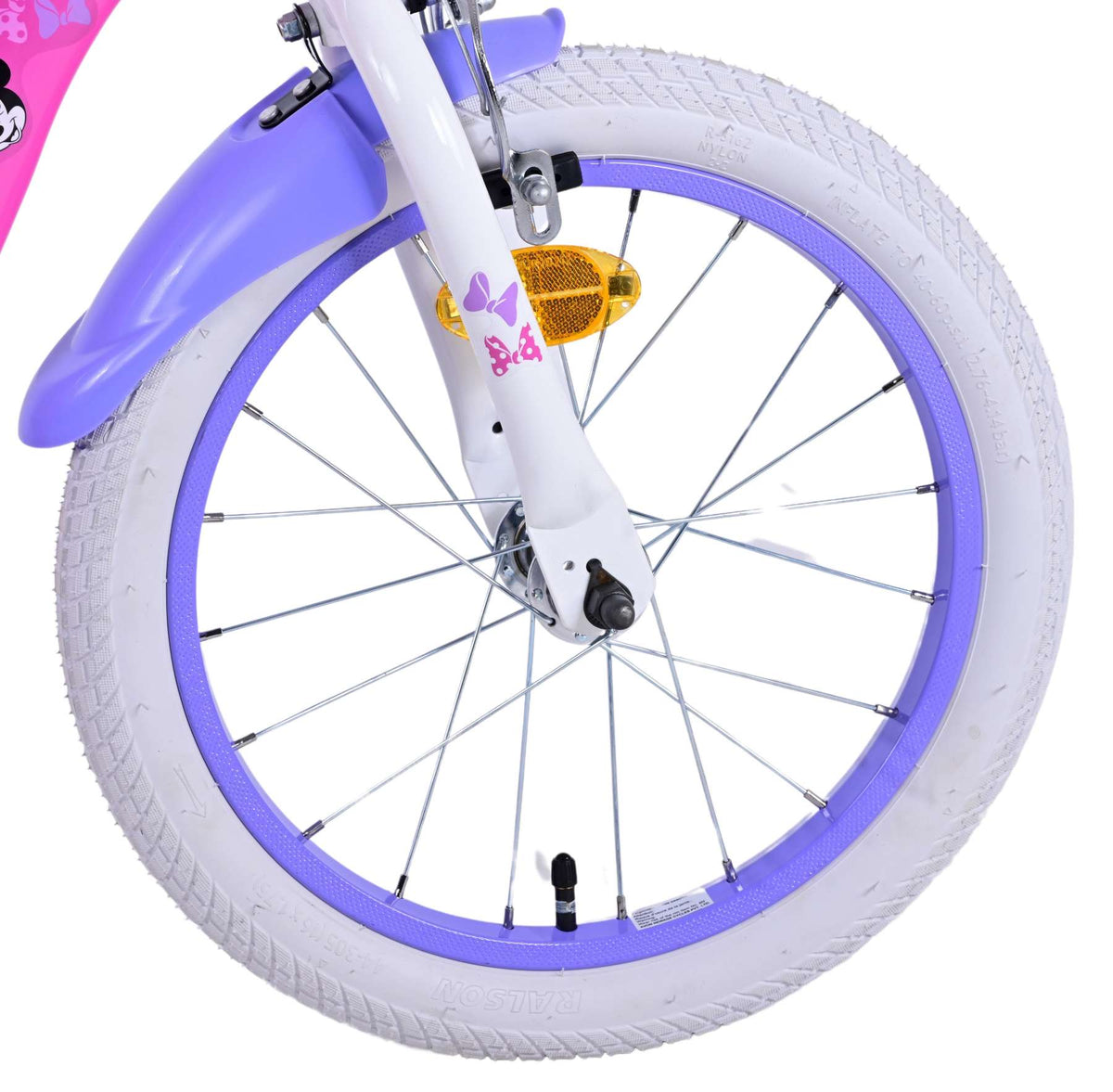 Disney Minnie Children's Bike Girls 16 Zoll rosa zwei Handbremsen