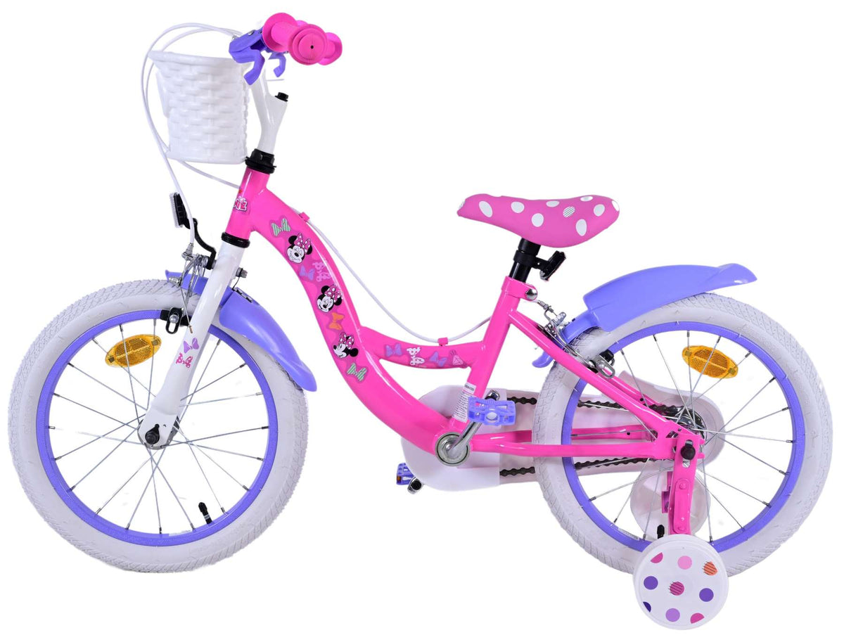 Disney Minnie Children's Bike Girls 16 Zoll rosa zwei Handbremsen