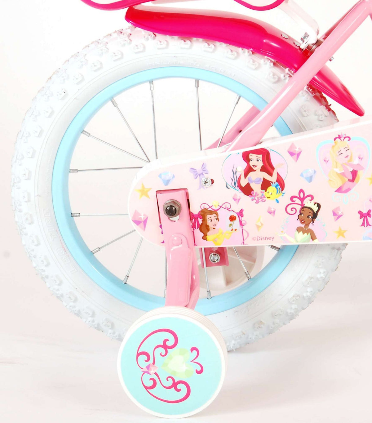 Prinzessin 14 Zoll 25 cm Mädchen knapp Bremsrosa