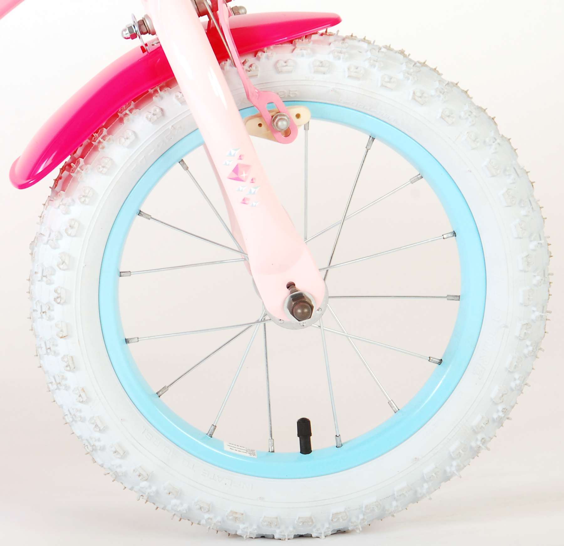 Prinzessin 14 Zoll 25 cm Mädchen knapp Bremsrosa