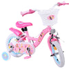Volare Magic Royals Kinderfahrrad – Mädchen – 12 Zoll – Pink – zwei Handbremsen