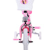 Volare Magic Royals Kinderfahrrad – Mädchen – 12 Zoll – Pink – zwei Handbremsen