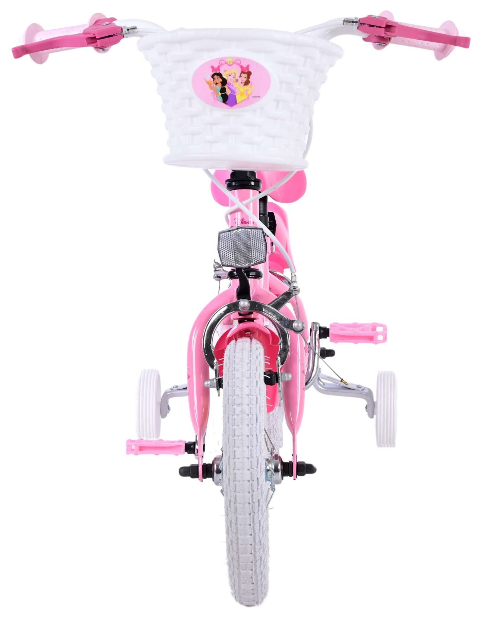 Volare Magic Royals Kinderfahrrad – Mädchen – 12 Zoll – Pink – zwei Handbremsen