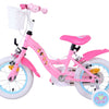 Volare Magic Royals Kinderfahrrad – Mädchen – 12 Zoll – Pink – zwei Handbremsen