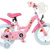 Volare Magic Royals Kinderfahrrad – Mädchen – 14 Zoll – Pink – zwei Handbremsen