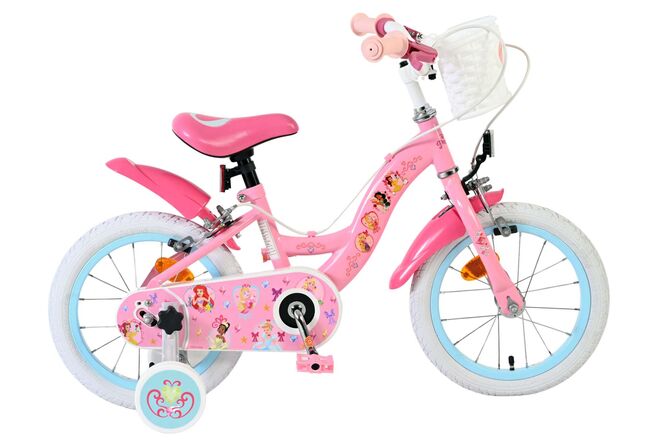 Volare Magic Royals Kinderfahrrad – Mädchen – 14 Zoll – Pink – zwei Handbremsen