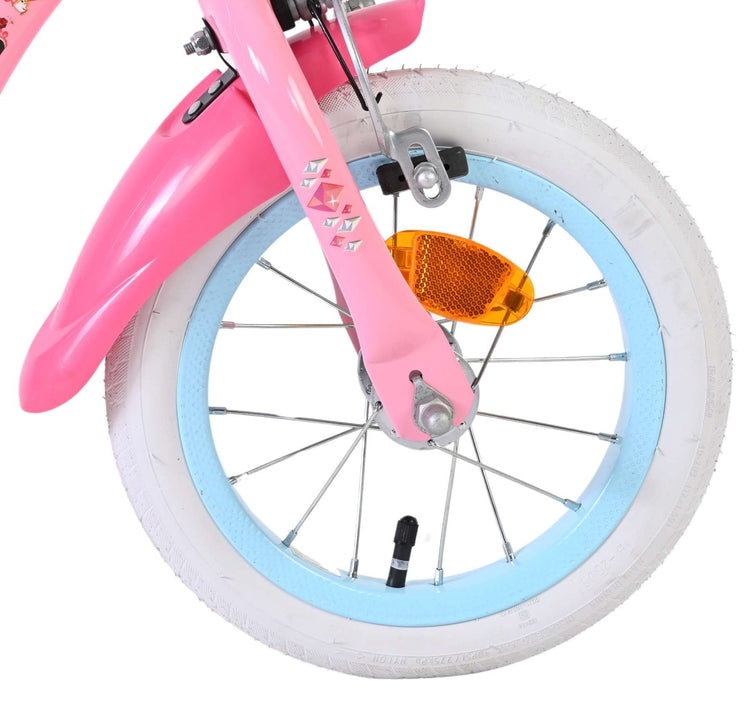 Disney Princess Disney Princess Kinderfahrrad – Mädchen – 12 Zoll – Pink – zwei Handbremsen