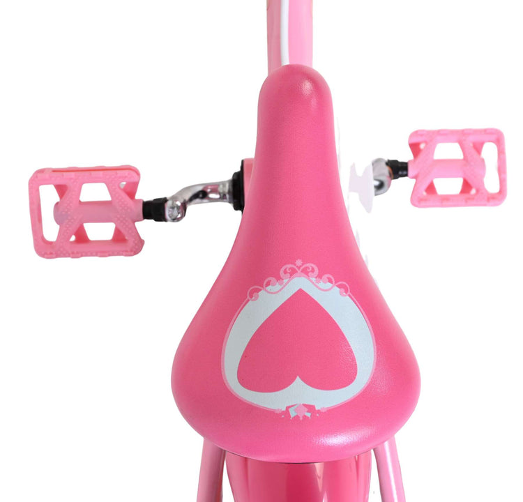 Disney Princess Disney Princess Kinderfahrrad – Mädchen – 12 Zoll – Pink – zwei Handbremsen