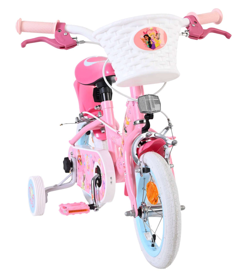 Disney Princess Disney Princess Kinderfahrrad – Mädchen – 12 Zoll – Pink – zwei Handbremsen