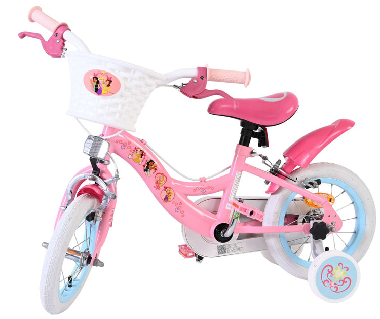 Disney Princess Disney Princess Kinderfahrrad – Mädchen – 12 Zoll – Pink – zwei Handbremsen