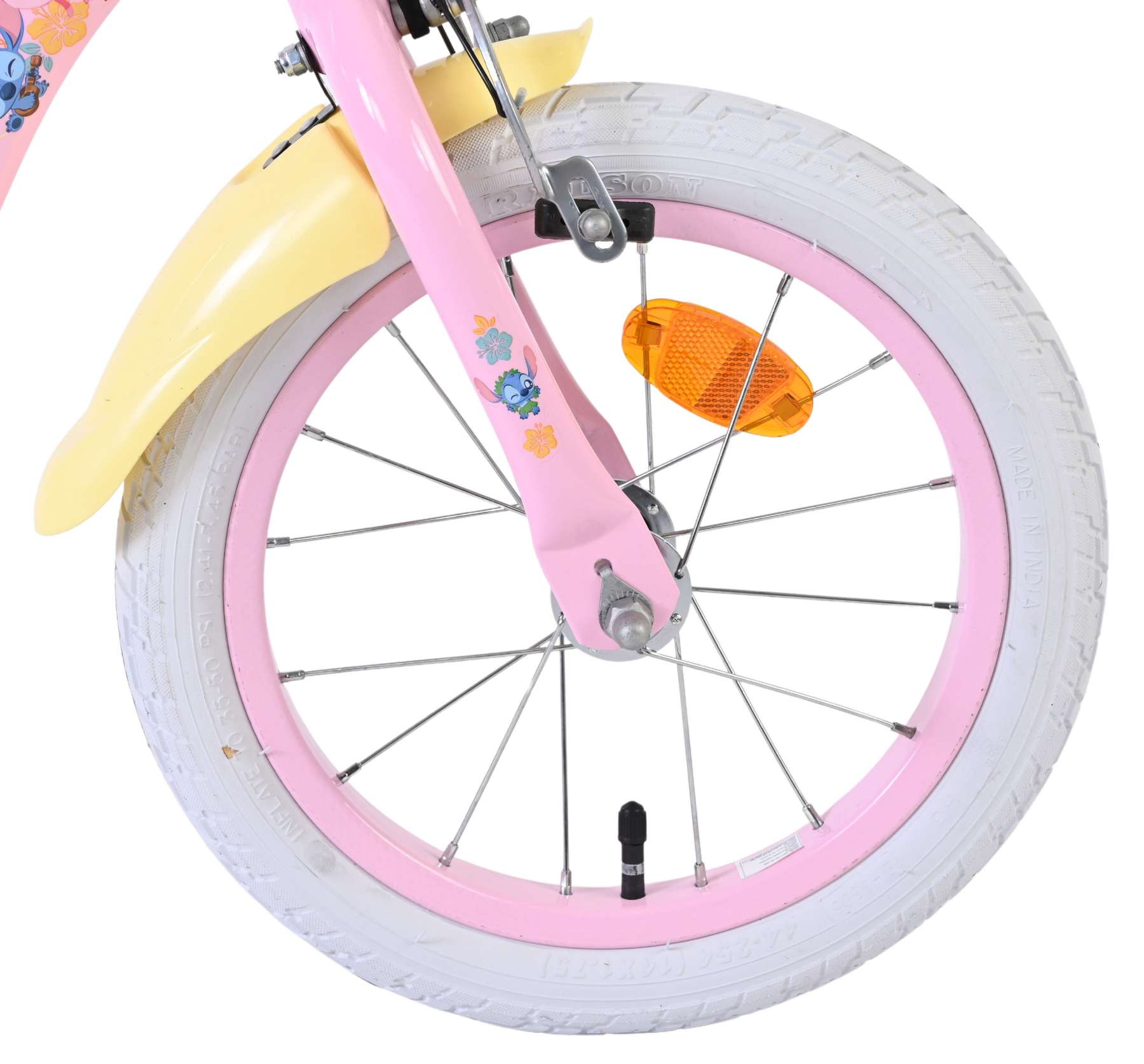 Stich Disney Stitch Kinderfahrrad – Mädchen – 14 Zoll – Rosa