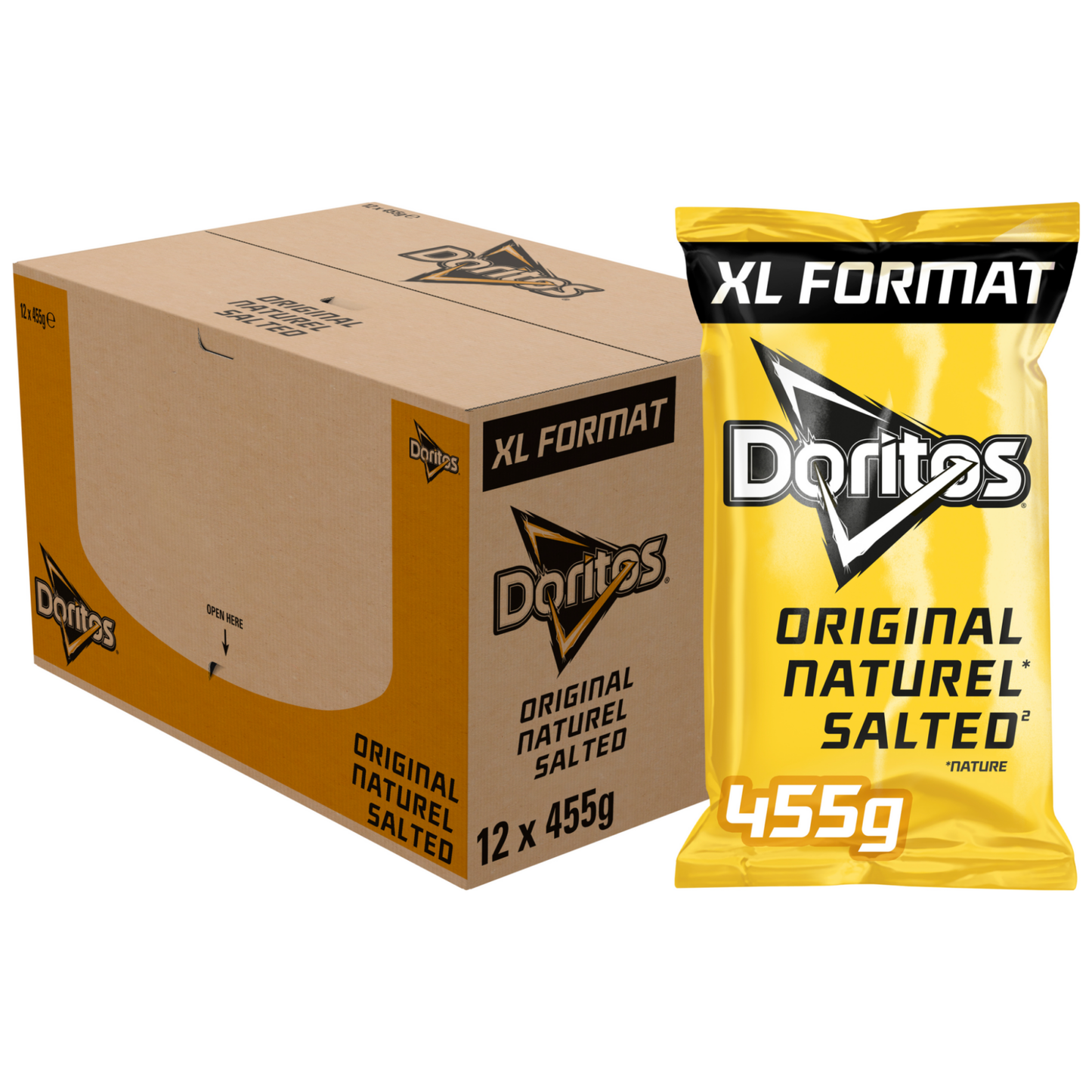 Doritos natürliche Tortillachips (12x 455gr)