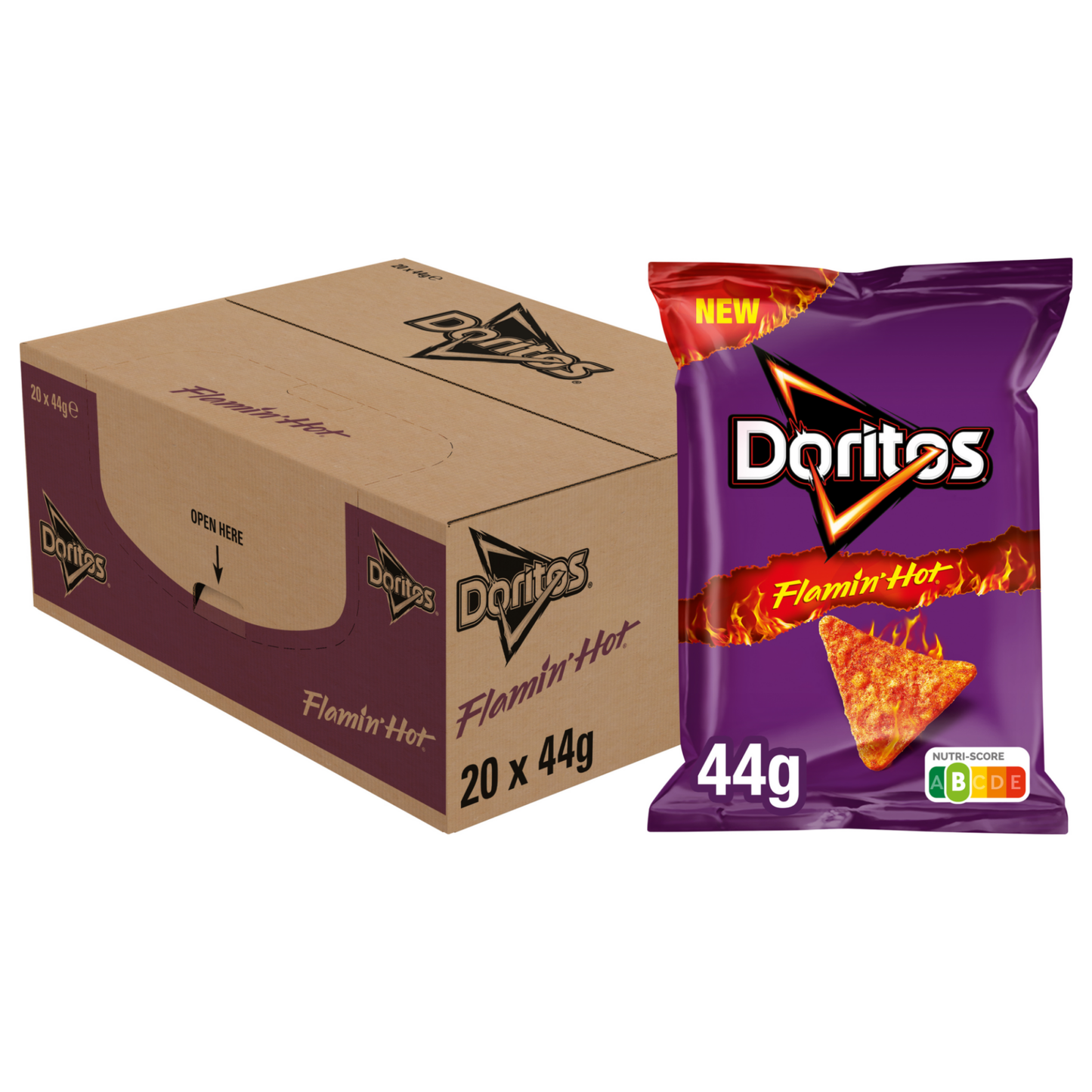 Doritos Flamin' Hot Bag (20x 44gr)