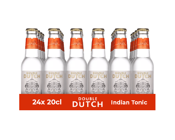Doppelte Dutch Indian Tonic Water Flasche (24x 20cl)