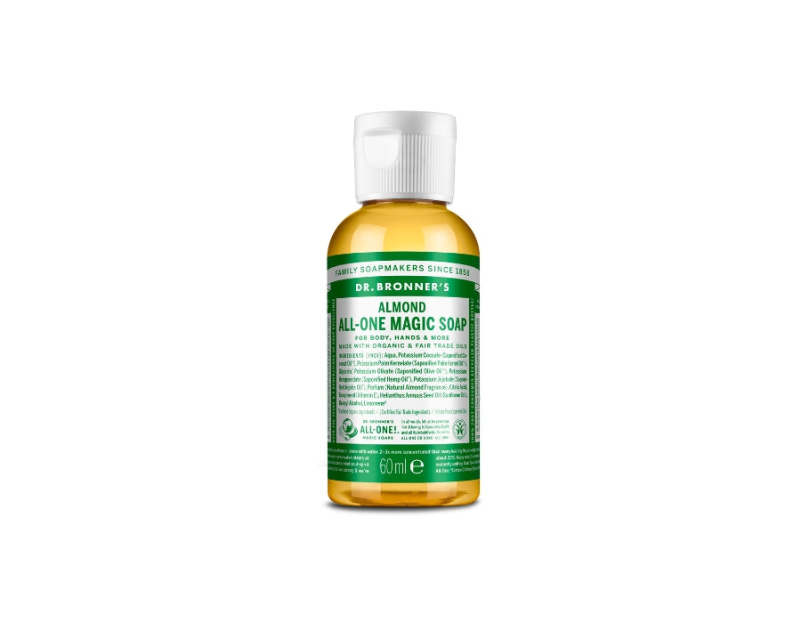 DR. Bronners flüssige Seife reine Kastilienmandel 60 ml