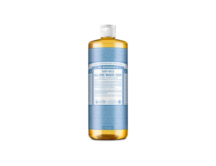DR. Bronners flüssige Seife reines kastiles Baby -Parfüm -frei 945 ml