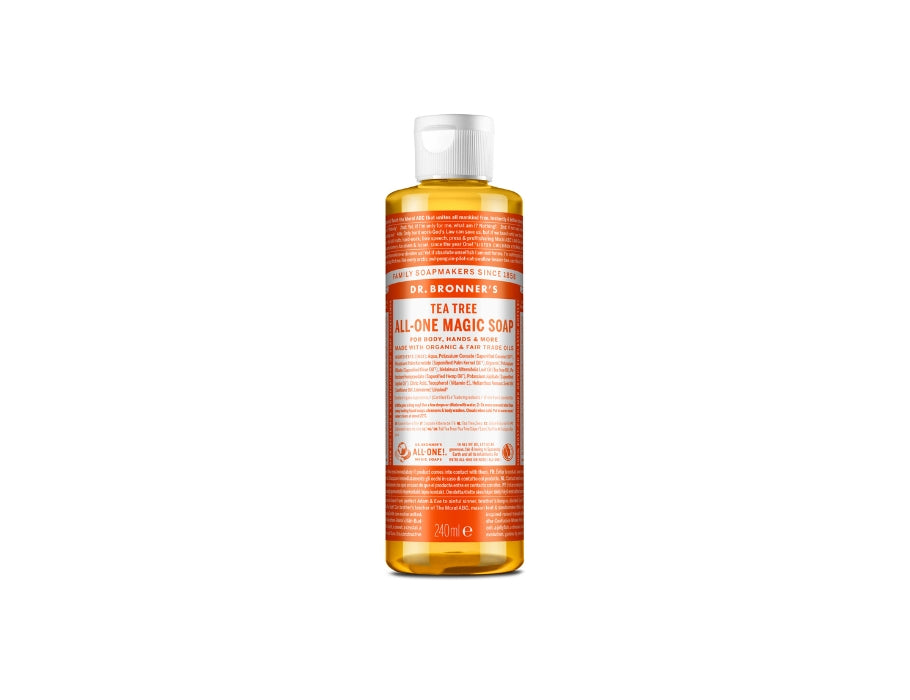 DR. Bronners flüssige Seife reiner kastilischer Teebaum 240 ml