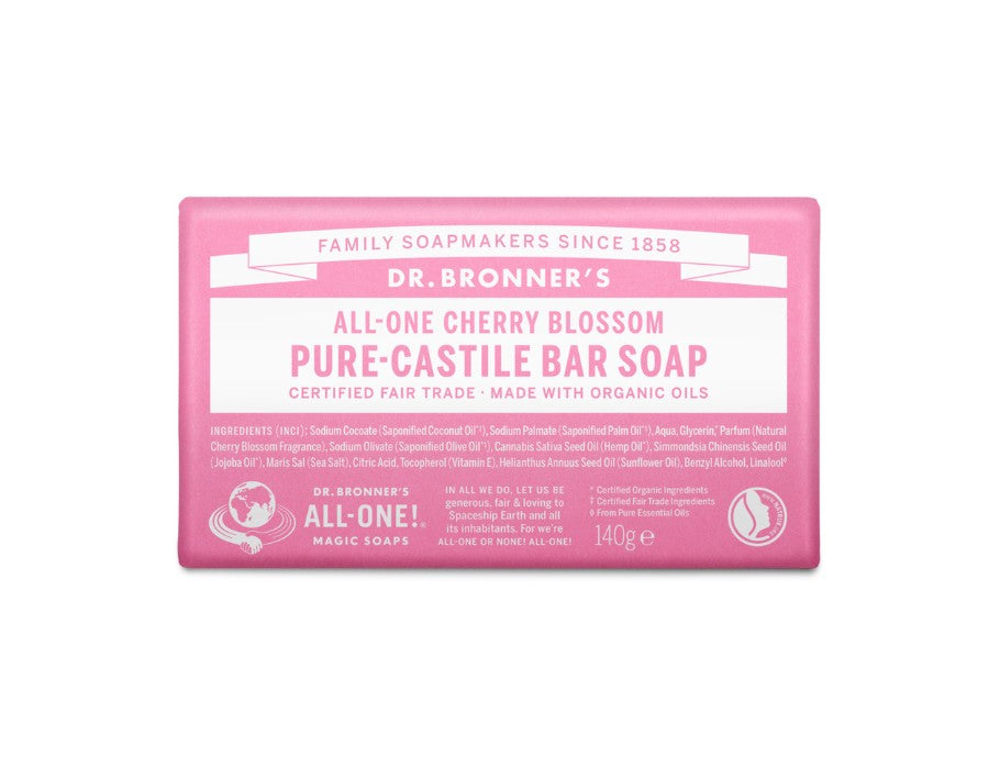 DR. Bronners Seifenblock Pure Castile Cherry Blossom