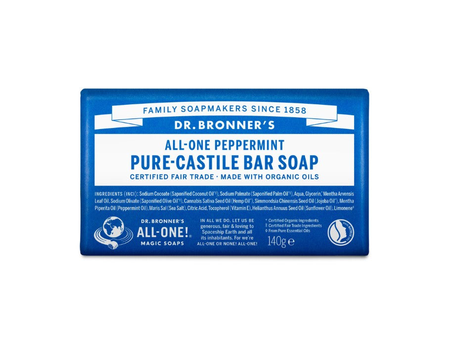 DR. Bronners Seifenblock Pure Castile Pfeffermint