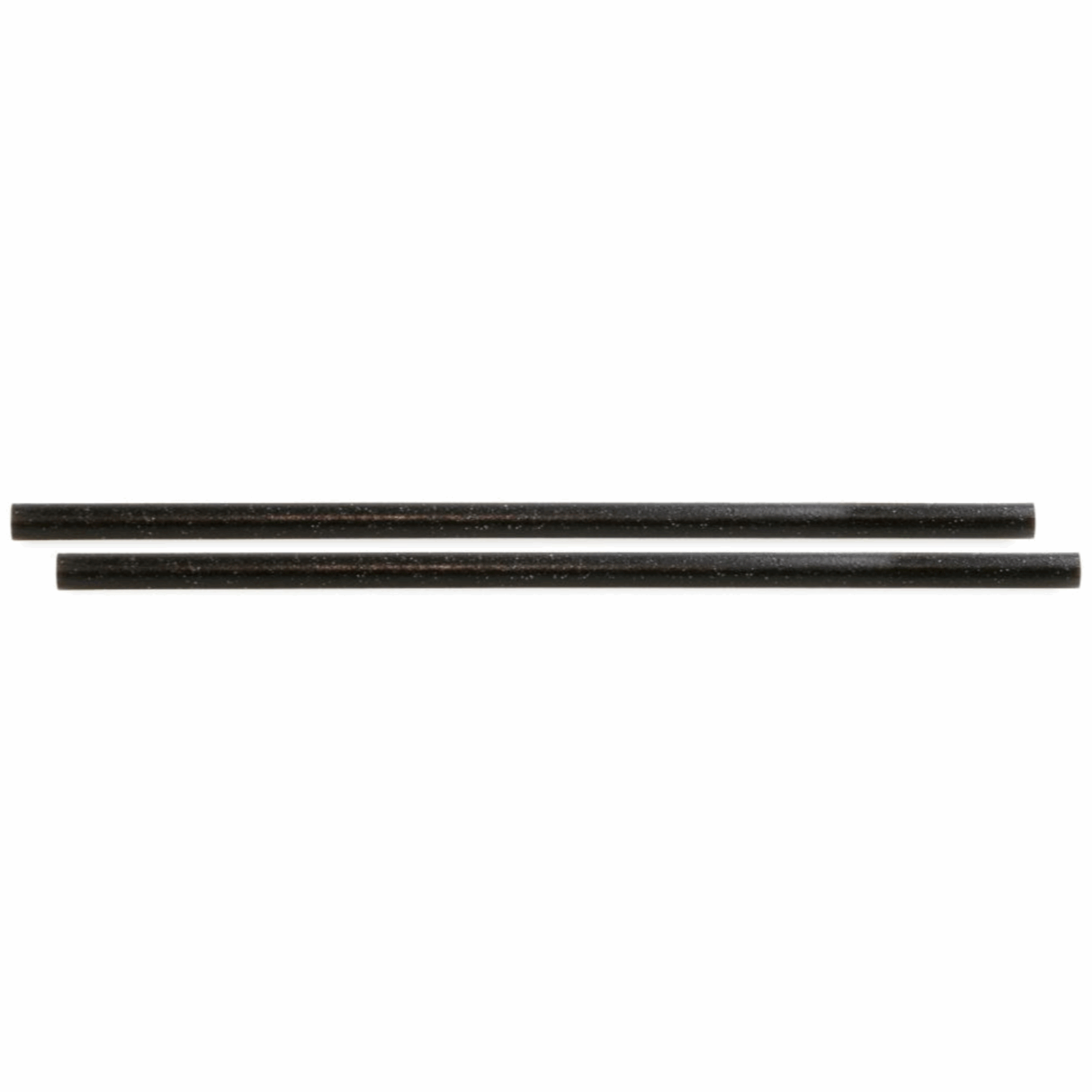 Trinkhalm aus schwarzem Zellstoff 24 cm (100 Stück)