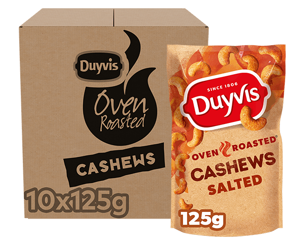 Duyvis trocken geröstete Cashewnüsse (10x 125gr)