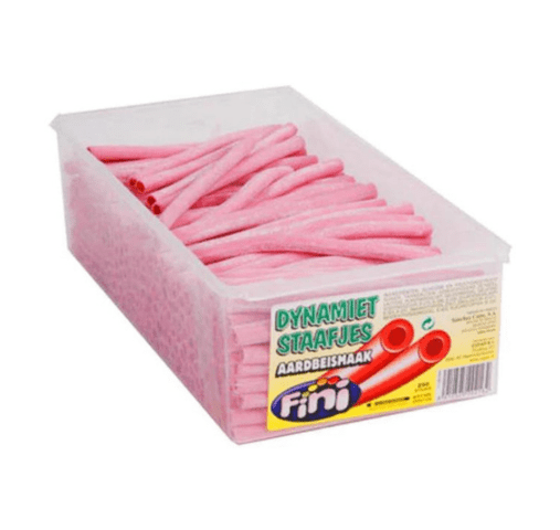 Fini Erdbeer-Dynamitstangen (250 Stück)