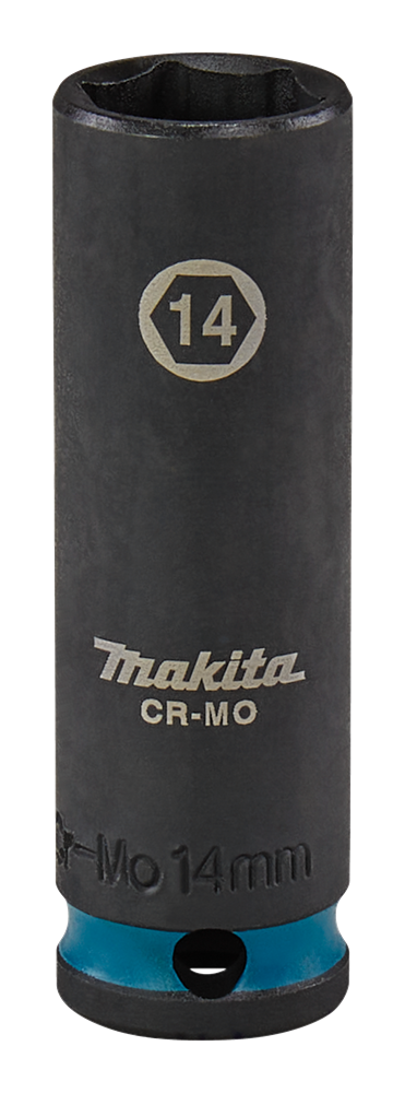 Imp-Makita-Schlagstecknuss Act schwarz, 3 8 14 mm lang – E-16318
