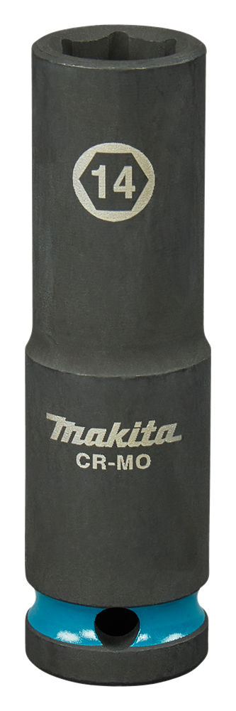 Imp-Makita-Schlagschrauber-Stecknuss Act schwarz, 1 2 14 mm lang – E-16455
