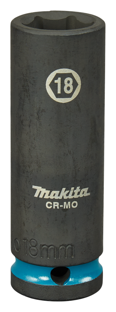 Imp Makita Schlagschrauber-Stecknuss Act schwarz, 1 2 18 mm lang – E-16483