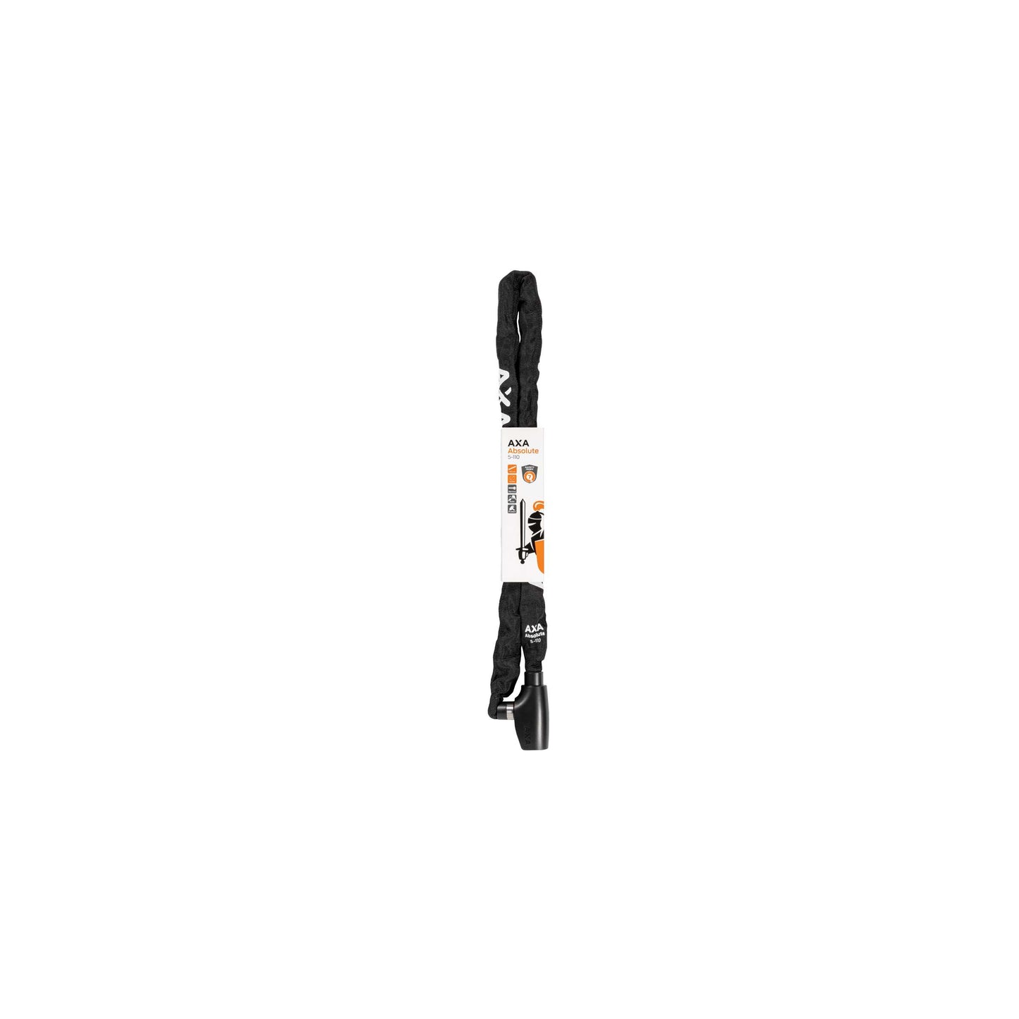 Axa-Kettenschloss absolut 5-110 cm schwarz