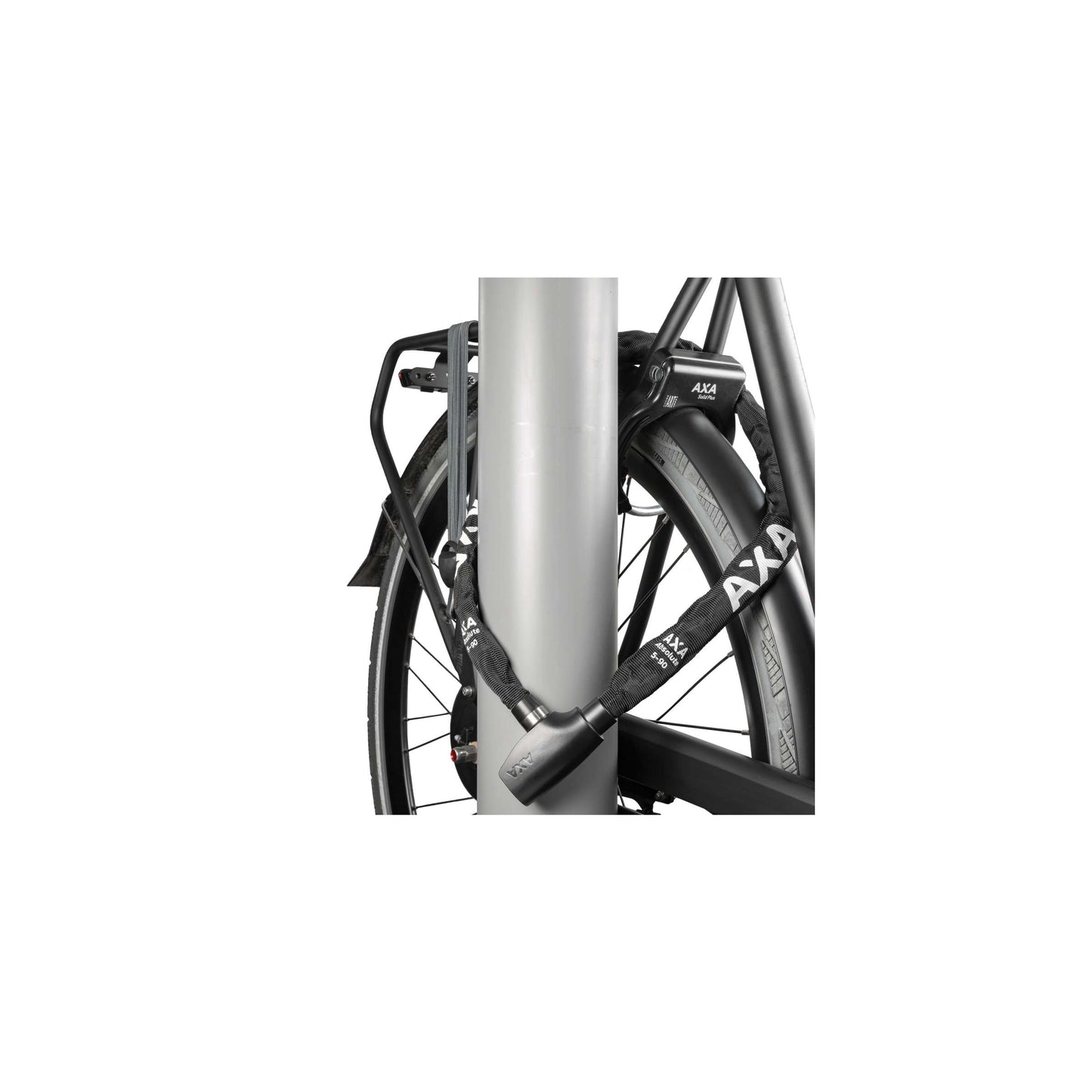 Axa-Kettenschloss absolut 5-110 cm schwarz