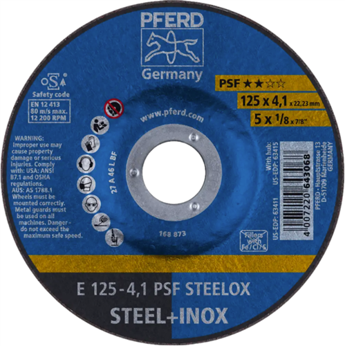 Pferd ABS Edelstahl A24 125-4 Rohr | 10 Stk