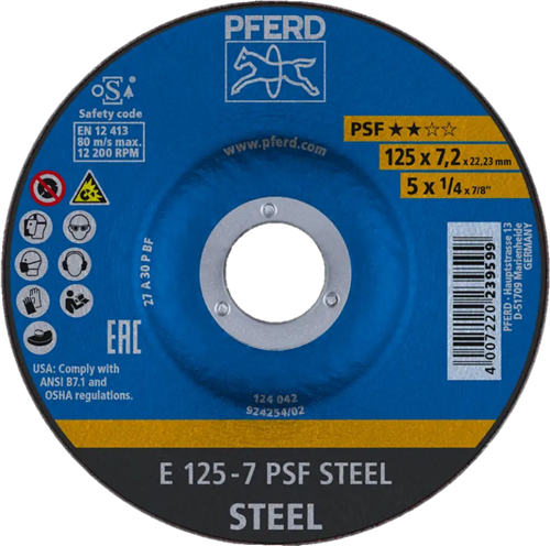 Pferd ABS Stahl A30 125-7 | 10 Stk