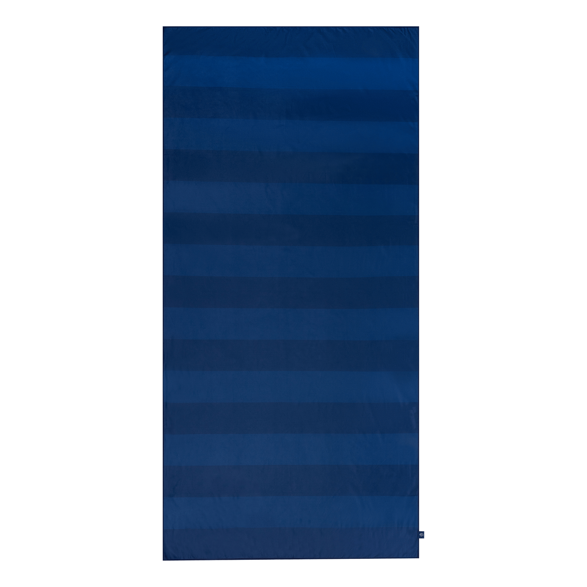 Lebendige Streifen | Blaues Mikrofasertuch 135 x 65 cm