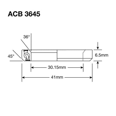 Enduro ACB 3645 cc SS – 440c Edelstahl (schräger Kontakt) – 30,2 x 41 x 6,5 (36 x 45°)