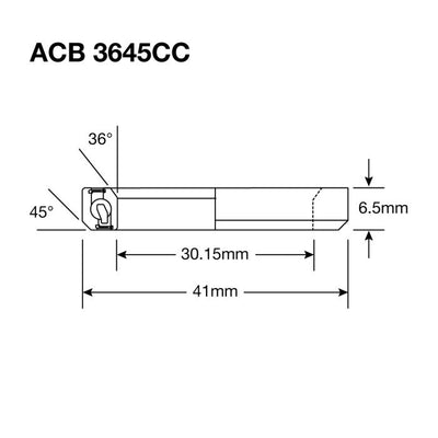 Enduro Lower Balhead ACB 3645 BOCC 30,2x41x6.5 (36x45 °)
