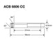 Enduro Lower Ball Head ACB 6806 CC 37x49x6.5 (36x45 °) BLAC