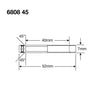 Enduro Lower Ball Head 6808 LLB BO 45 40x52x7 (45 ° ID)