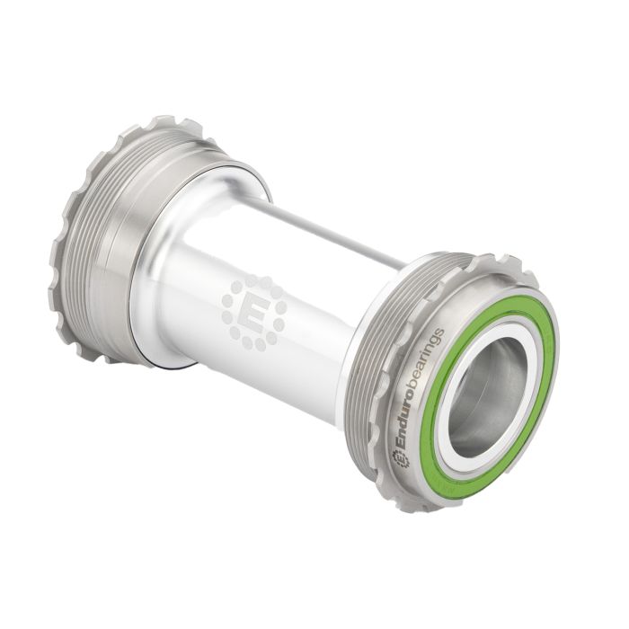 Enduro-Lager T47, asymmetrisches Tretlager bis 24 mm – Maxhit integriert – 440c – Silber